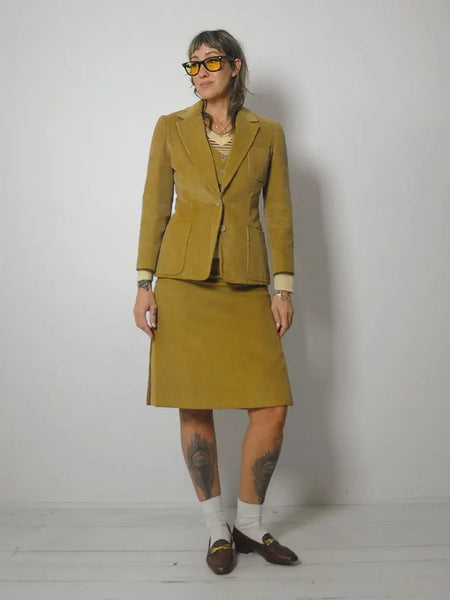 1970's Corduroy 3 Piece Suit