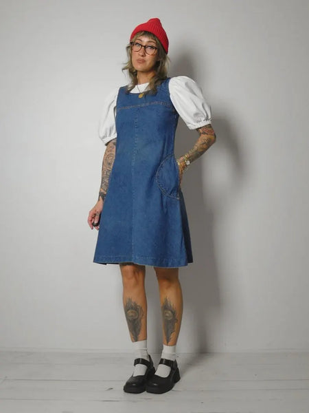 1970's Petite Denim Dress