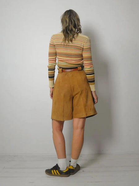 1980's Sienna Suede Shorts