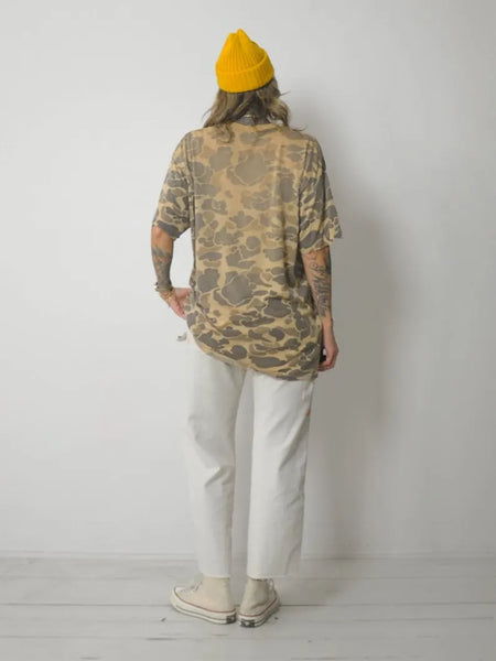 1980's Thin Faded Camo Tee