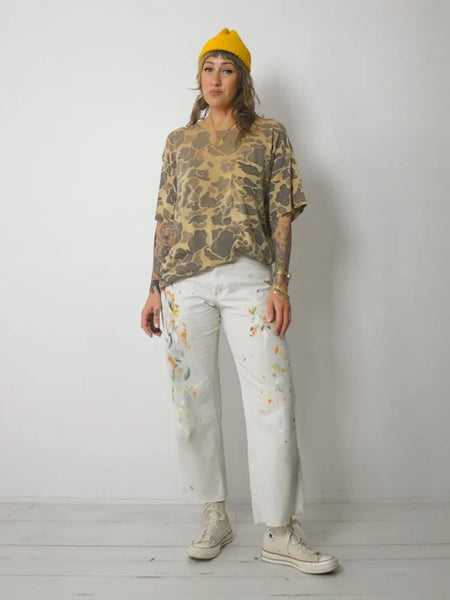 1980's Thin Faded Camo Tee