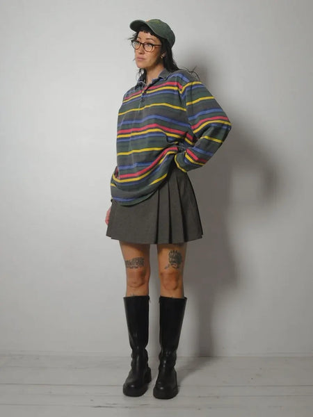 90's J.Crew Rugby Stripe Polo