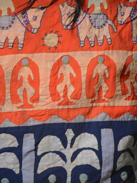 1980's Novelty India Patchwork Jacket