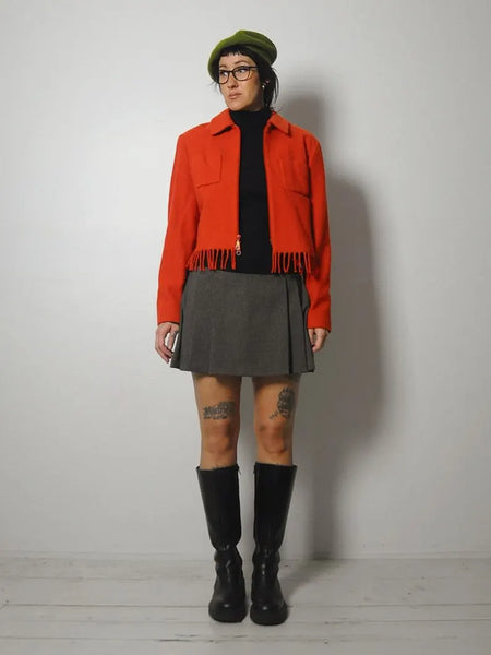 1980's Wool Fringe Jacket