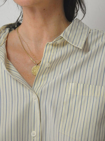 90's LL Bean Pinstriped Unisex Shirt