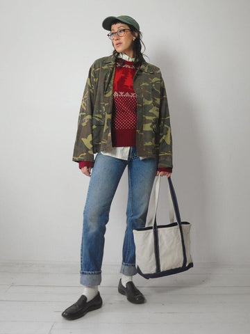 1970's Cotton Camo Hunting Jacket