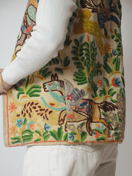 1970's Rare Tapestry Embroidered Vest