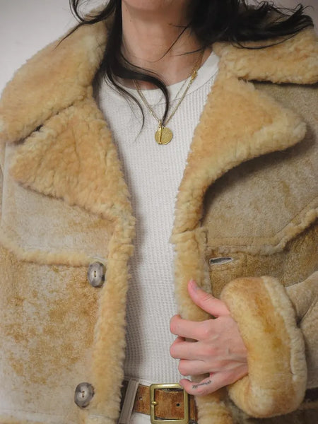 1970's Shearling Fur Coat