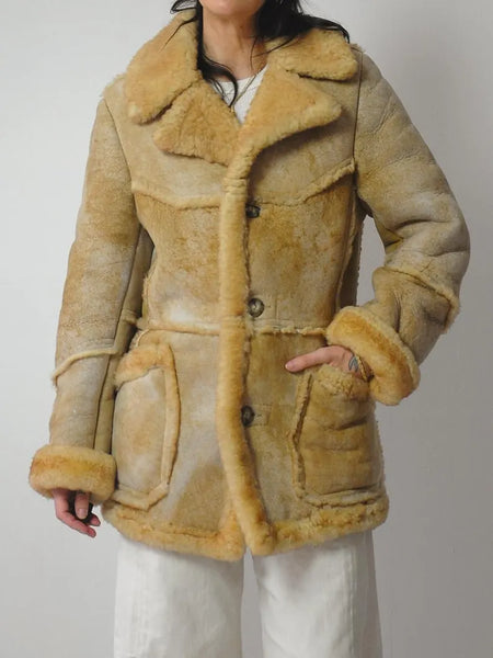 1970's Shearling Fur Coat
