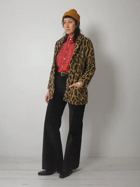1980's Ralph Lauren Leopard Cardigan