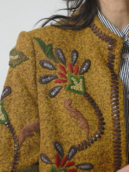 Oscar De La Renta Beaded Jacket