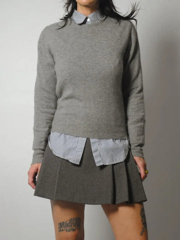 1980's Grey Cashmere Sweater