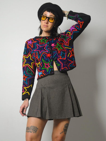 1990's Michael Simon Star Cardigan