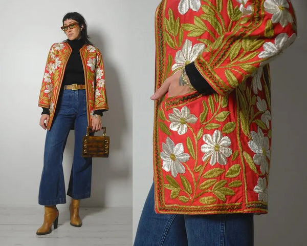 1960's Rare Matyo Embroidered Coat