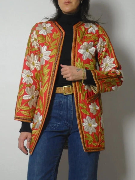 1960's Rare Matyo Embroidered Coat
