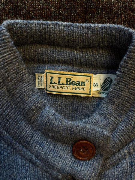 80's LL Bean Wool Landscape Sweater Vest