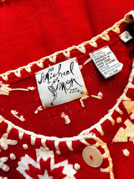 90's Michael Simon Ski Sweater