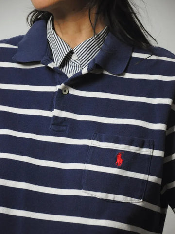 1980's Striped Ralph Lauren Polo