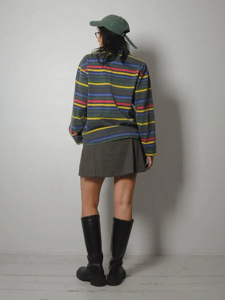 90's J.Crew Rugby Stripe Polo