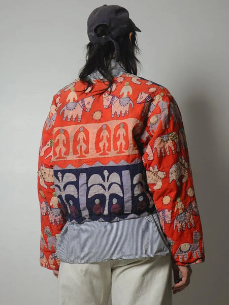 1980's Novelty India Patchwork Jacket