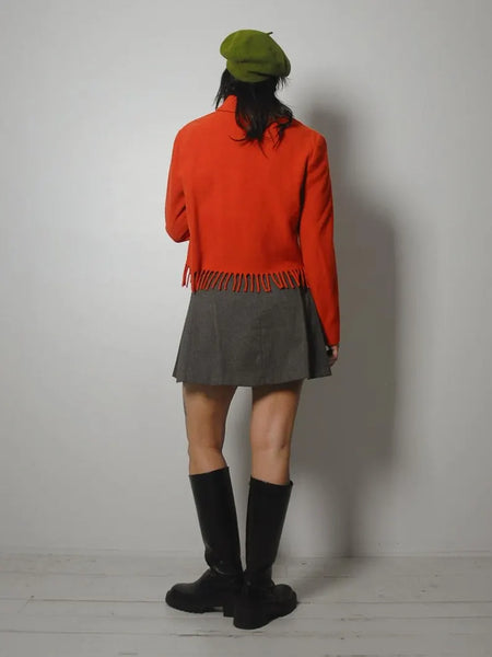 1980's Wool Fringe Jacket