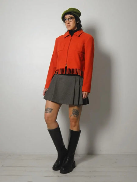 1980's Wool Fringe Jacket