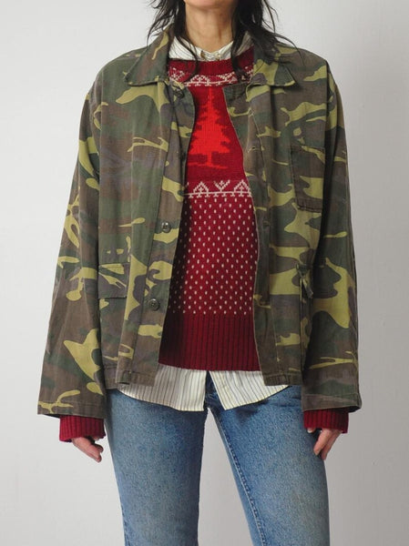 1970's Cotton Camo Hunting Jacket