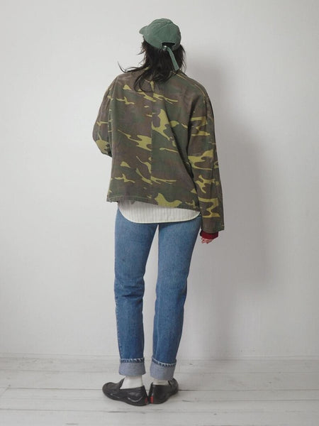 1970's Cotton Camo Hunting Jacket