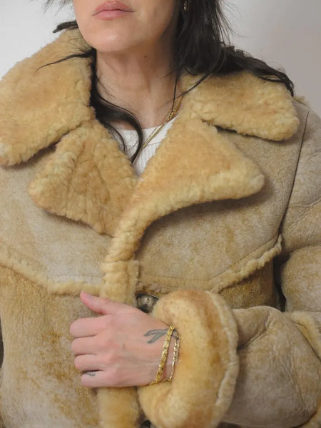 1970's Shearling Fur Coat