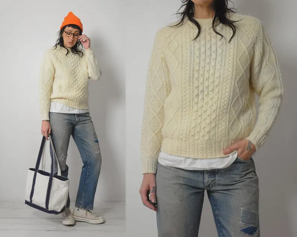 1970's Fisherman's knit Sweater