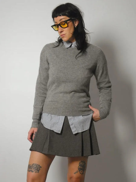 1980's Grey Cashmere Sweater