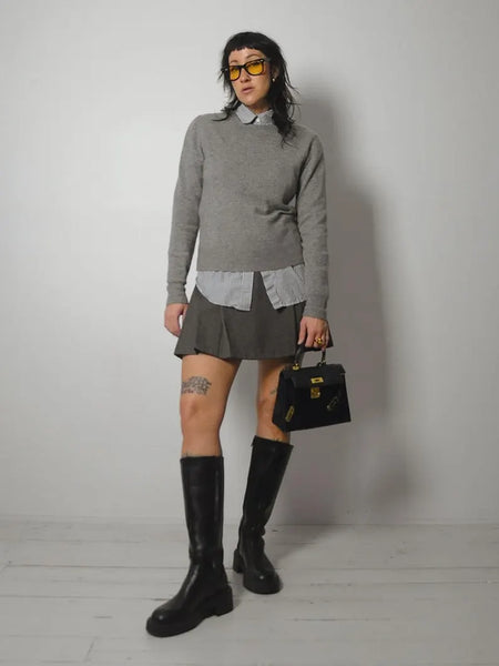 1980's Grey Cashmere Sweater