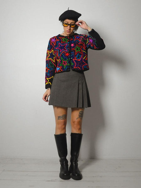 1990's Michael Simon Star Cardigan