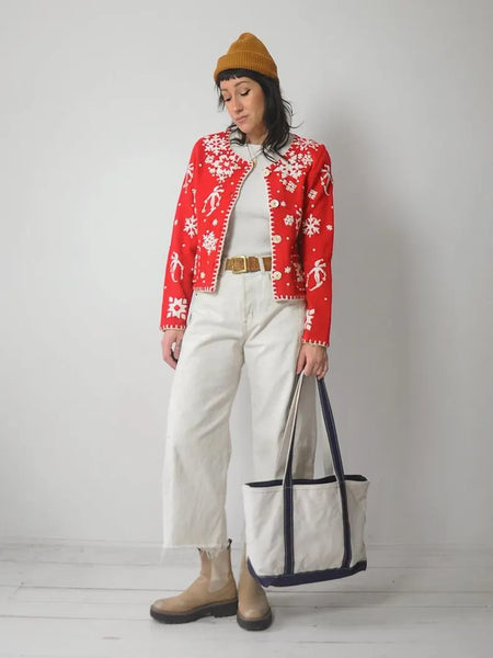 90's Michael Simon Ski Sweater