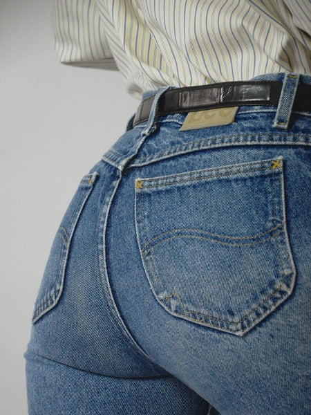 980's Faded Straight Leg Lee Jeans 29x32