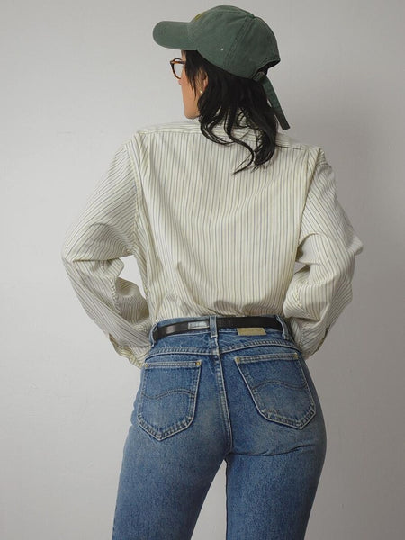 980's Faded Straight Leg Lee Jeans 29x32