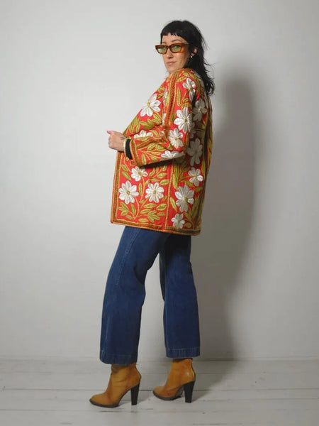 1960's Rare Matyo Embroidered Coat