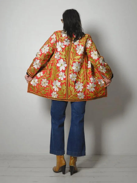 1960's Rare Matyo Embroidered Coat