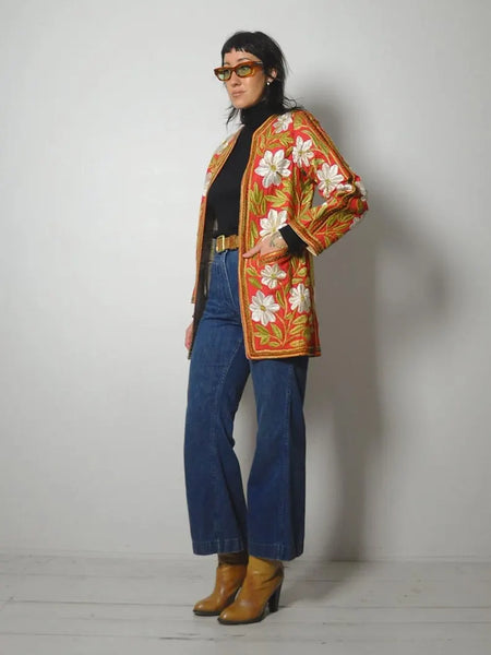 1960's Rare Matyo Embroidered Coat