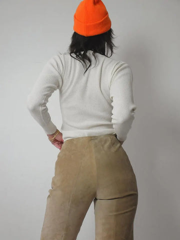 1970's Tan Suede Pants
