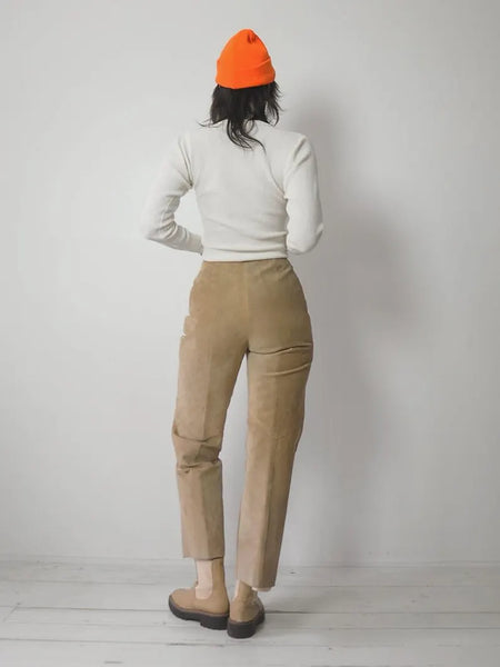 1970's Tan Suede Pants