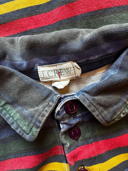 90's J.Crew Rugby Stripe Polo
