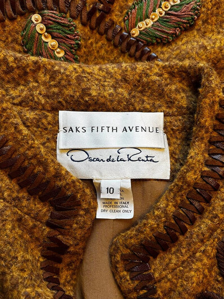 Oscar De La Renta Beaded Jacket