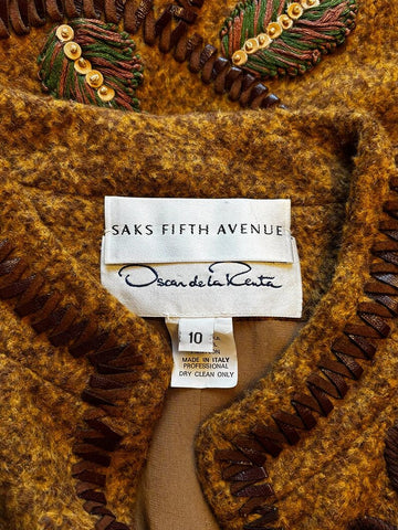 Oscar De La Renta Beaded Jacket