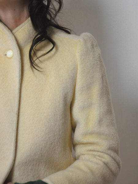 1970's Vanilla Mohair Coat