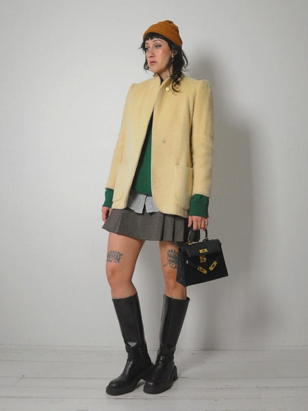 1970's Vanilla Mohair Coat