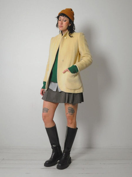 1970's Vanilla Mohair Coat