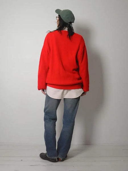 1980's Red Lacoste Sweater