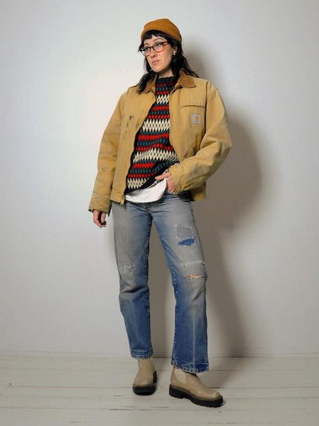 90's Carhartt Canvas Chore Coat