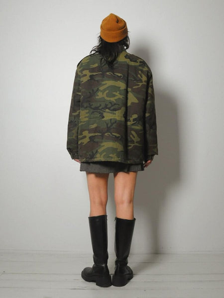 1970's Military M-52 Canvas Camo Parka